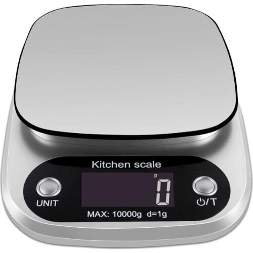 Digital Kitchen Scale 10kg Food Scale Multifunction Weight Scale Electronic Cooking & Baking Scale with LCD Display