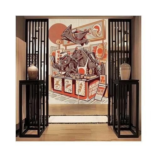Japanese Style decorative curtain Noren window door kitchen room fabric screen bathroom dressing restaurant