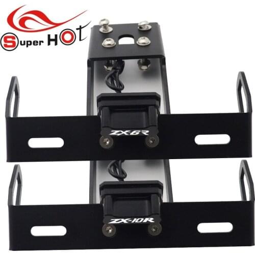 License Plate Holder LED Light for Kawasaki ZX-6R 2009-2018 ZX-10R 08-10 Tail Tidy Fender Eliminator Turn Signal NINJA 636 ZX6R