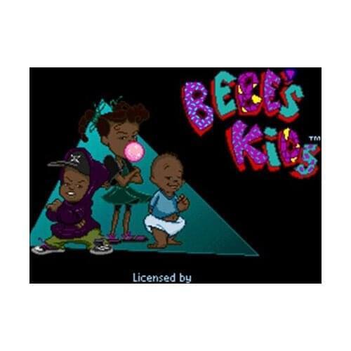 Bebes Kids NTSC Version 16 Bit 46 Pin Big Gray Game Card For USA Game Players