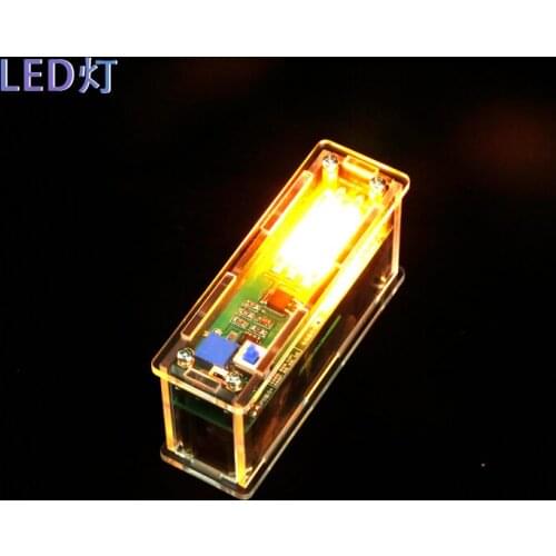 Six filaments photosensitive led tungsten glass test tube lamp bedside lamp night light creative birthday gift