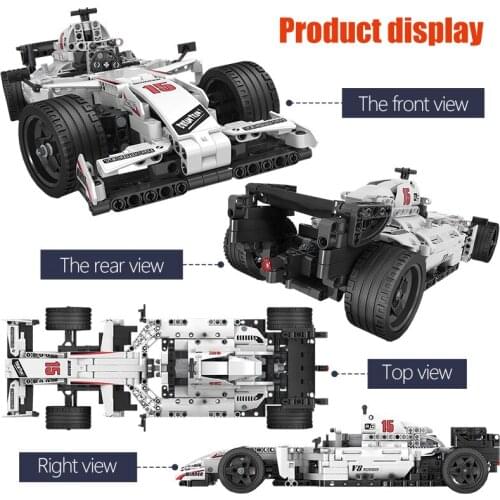 729pcs City F1 Racing Car Remote Control Technic RC Car Electric truck Building Blocks bricks Toys For Children gifts