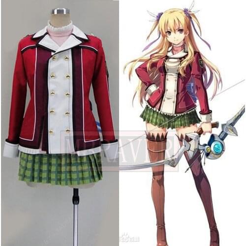 Japanese Anime The Legend of Heroes: Sen no Kiseki II Alisa Reinford Cosplay Costume For Halloween Christmas