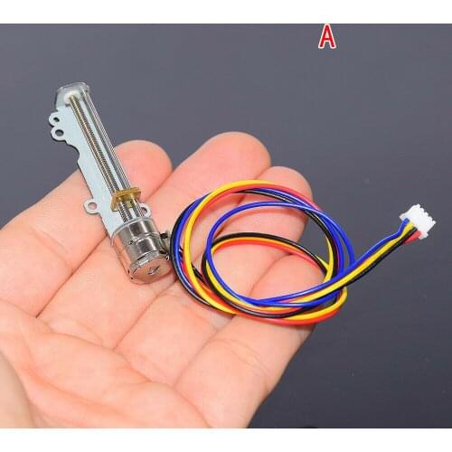 Micro 2-phase 4-wire 10MM Stepper Motor 34mm Linear Actuator Precision Long Linear Screw Slider Nut Forward&Backward Motion