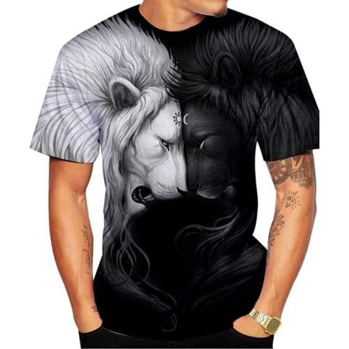 Fashion Men Black 3D Printed Short Sleeve Round Neck T-Shirt Tee Top Men T-Shirt Tee Top Shirt Short Sleeve Top Men T-Shirt Tee