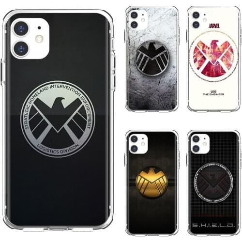 Soft Case Marvel-S.H.I.E.L.D-Agents-of-Shield-Logo For Xiaomi poco X3 nfc F2 Pro M3 Mi 5X 6X Max Mix 1 2 2S 3 Mi5 Mi6 Mi3 Mi4