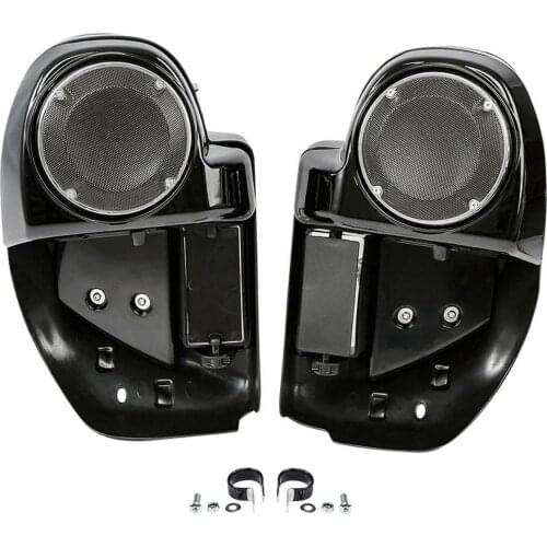 Motorcycle Lower Vented Fairing 6.5" Speaker Box Pod For Harley Touring Electra Glide Road King Street Glide 2014-2020 2019 2018