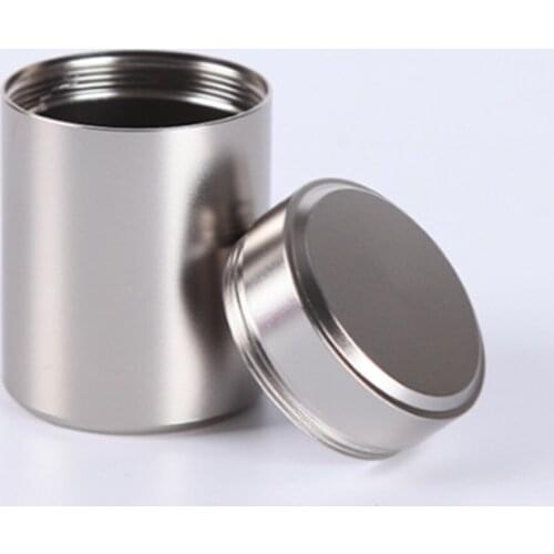 New Airtight Smell Proof Container Aluminum Herb Stash Jar Portable Small Travel Tea Cans