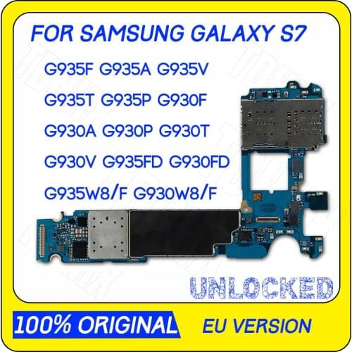 32GB Original For Samsung Galaxy S7 edge G935F G935A G935V G935T G935P G930F G930A G930P G930T G930V G935FD G930FD Motherboard