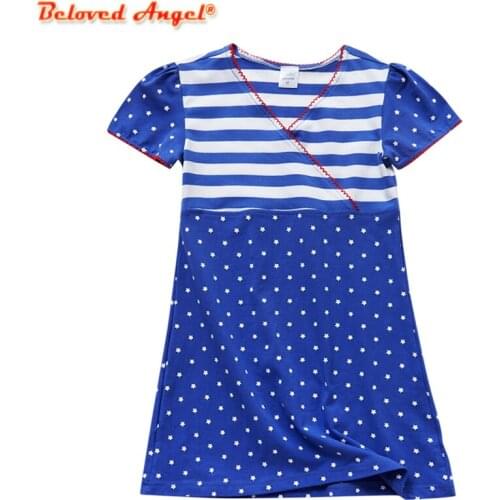 Girls Dresses Baby Girls Summer Dresses Kids Cotton Clothing Casual Clothes for 3-8yrs Children Princess Dress for Party Wedding