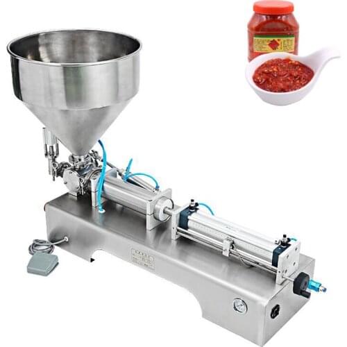 Semi automatic ice cream water liquid honey juice sauce soft drink tomato paste filling machine