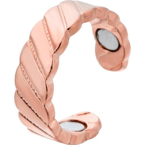 Explosion Models Creative Ring Magnetic Health Ring Rose Gold Magnet Open Ring Gold Silver Magnetic Health Ring Weight Loss