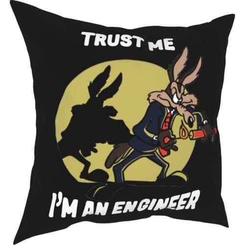 Trust Me Im An Engineer Pillowcase Soft Polyester Cushion Cover Decor Engineering Throw Pillow Case Cover Seater Zippered 18