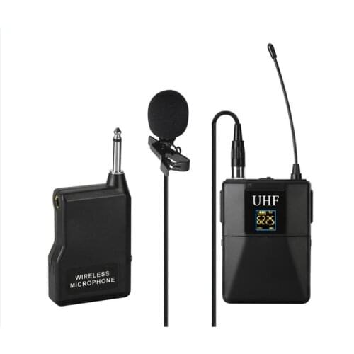 Professional UHF Lavalier Wireless Microphone U8 Condenser Mic for Speech Teaching Classroom Microphone Headset Transmitter Sets