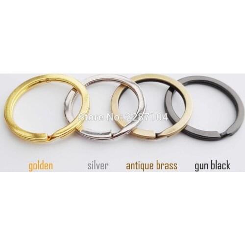 10pcs High quality Metal Steel Split O ring For Keychain Keyring Pendant Findings Clasp Clip Trigger Buckle Hook ID 1 inch 25mm