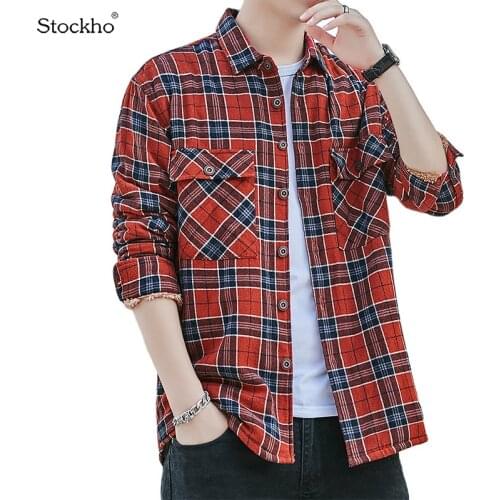 Stockho Men's Warm Shirts