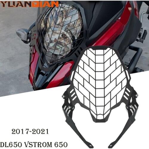 VSTROM 650 Motorcycle Headlight Head Light Protector Grille Guard Cover FOR SUZUKI DL650 V-STROM 650 2017 2018 2019 2020 2021