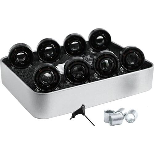 High Speed Roller Bearing Roller Skate 608 Skateboard Drift Plate Ilq-9 Steel Bearing Accessories Skateboard Bearings Dropship