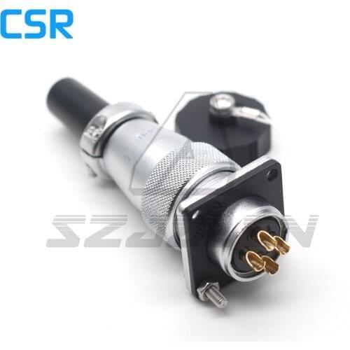 WEIPU WS20 series Waterproof Connector 5pin male Plug and female Socket automotive marine industrial automation power connector