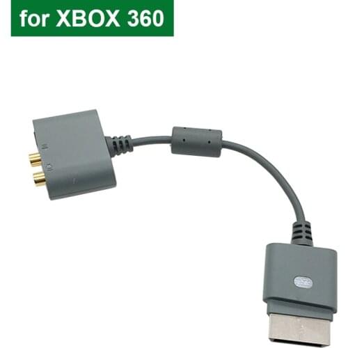 10Pcs For XBOX 360 Audio Line a lot RCA Toslink Optical Audio Cable Adapter for Xbox 360
