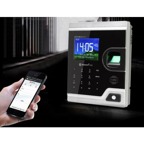 1000 Capacity W181 8 kinds language cloud service 2.8" Screen Biometric Fingerprint Time Attendance