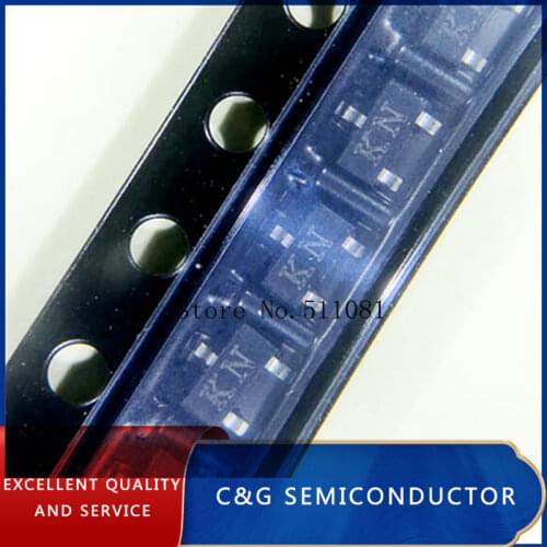 1000pcs N Channel MOSFET 2SK3018 100MA/30V KN SOT23 SMD Triode Transistor