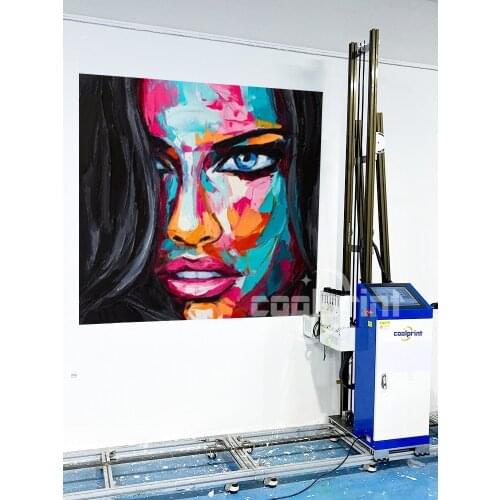 Hot Sale Chinese Wallpen 3D 5D Background Large Wall Painting Printer Printing Machine Zeescape Wall Inkjet Printer