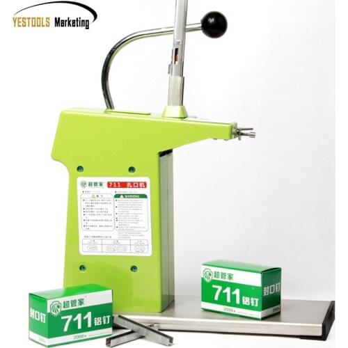 711 Sausage Clipper Food Clipping maker Sealing Machine Commercial Manual Aluminum Binding Plastic Bag Tapping Machine