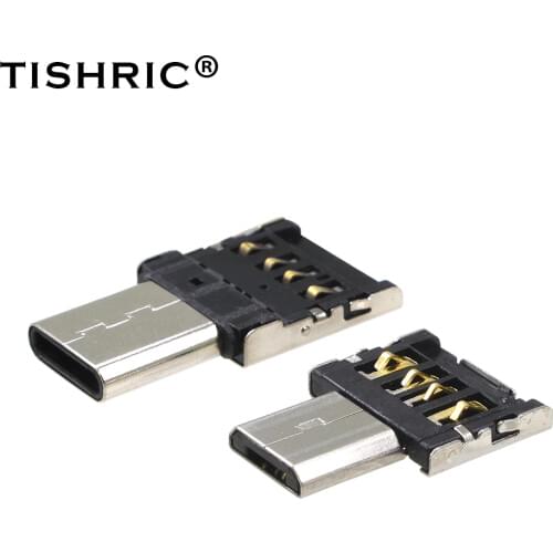 TISHRIC OTG Type-C OTG Micro USB Adapter USB Type C USB 3.0 Charge Data Converter OTG Cable For Mouse Keyboard USB DIsk Flash