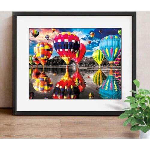 Diamond Mosaic Full Layout Scenery Home Decoration Balloon Diamond Painting Square Arrival Cross Stitch Kits Needlework