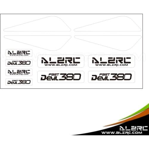 ALZRC - Devil 380 FAST Plastic Landing Skid Color Sticker