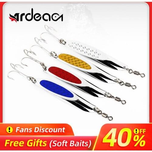 Ardea Jig Laser Beveled Sequins Artificial Metal Fishing Lure Silver Spoon Lure Reflected Fishing Baits Fishing Tackle