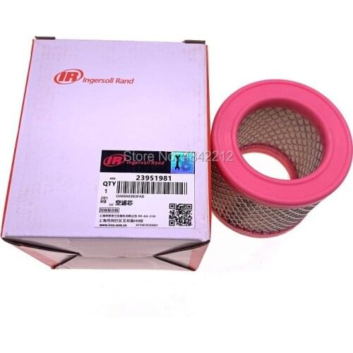 Free shipping 4pcs/lot 23951981=70*100*H102 rubber air filter element for IR V series air compressor
