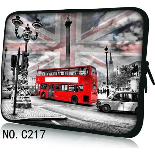 London Bus Laptop Sleeve Notebook Bag Pouch for Macbook Air 11 13 12 15 Pro 13.3 15.4 Retina Unisex Liner Sleeve for Xiaomi Air
