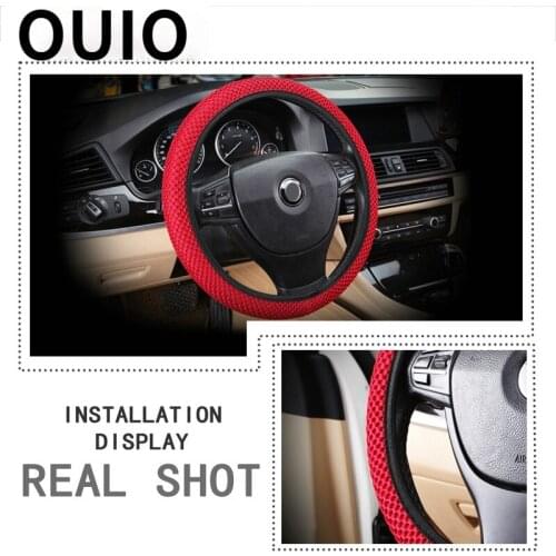 DIY Breathability Skidproof Car Steering Wheel Cover For Acura Chevrolet Cruze Aveo Peugeot 307 308 Seat Leon 2 Mazda 3 6 CX-5 4