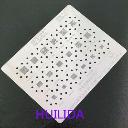 For MTK PM660 670 845 MT6358W 6356W 6355W Power IC BGA back ball template kit tin mesh soldering template
