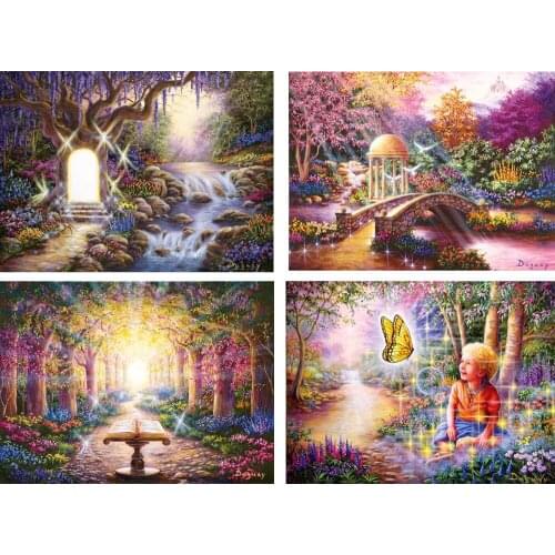 DPF 5D Round/Square Diamond Painting Cross Stitch Crafts Diamond Embroidery Mosaic Needlework Kits Home Decor