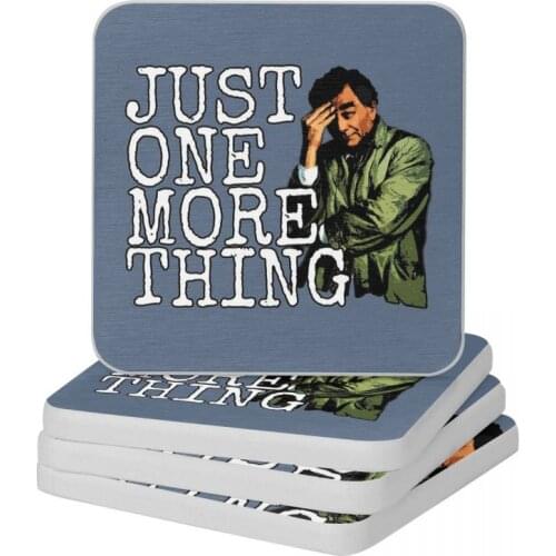 Just One More Thing Diatomite Square Round Coaster Quick-drying Cup Bonsai Mat Soap Toothbrush Pad 10x10cm