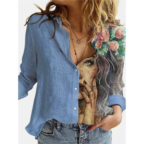 Gefevoqe Button Down Blouses China