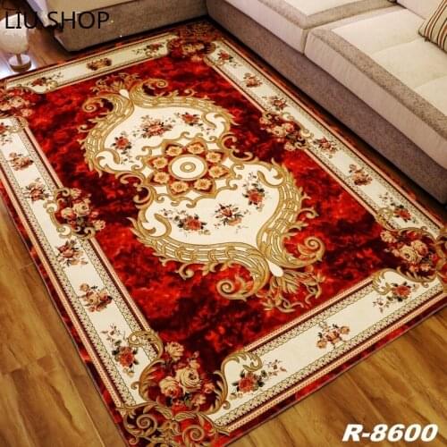 LIU European style living room carpet Living Room Big Area Decoration Carpet Bedroom Soft House Rugs Door Mat Coffee Table tapis