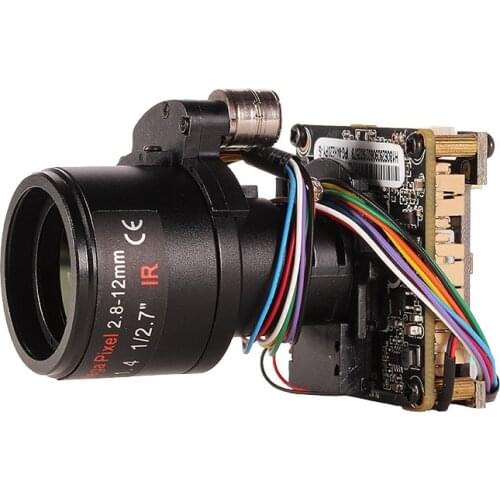 XMEYE 5.0MP IP Camera Module 2.8-12mm Motorized Zoom &Auto Focal Lens 1/2.8" SONY IMX335 CMOS Sensor +Hi3516E Chips Board