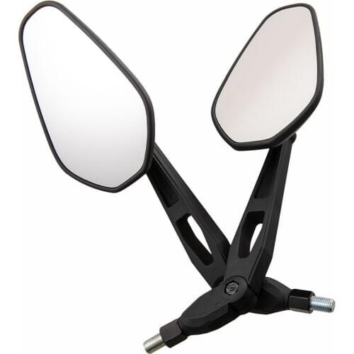 Motorcycle Adjustable Rear View Mirrors Universal Side Rearview Mirror 10mm Fit for Triumph Honda Suzuki Yamaha Kawasaki Scooter