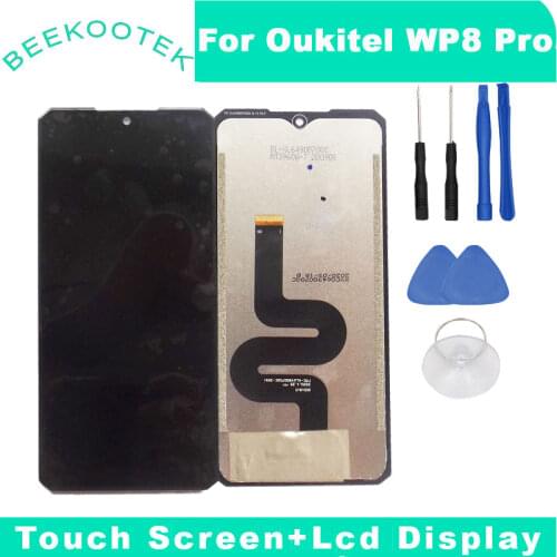 New Original Oukitel WP8 Pro LCD Display+Touch Screen Tested LCD Digitizer Glass Panel Replacement For Oukitel WP8 Pro Phone