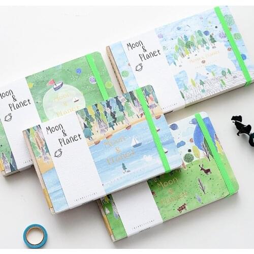Creative 96 Sheets Impression Hand-painted Notebook Fashion Printing Graffiti Sketchbook Notepad kids student Birthday Gifts