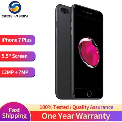 Original Apple iPhone 7 Plus LTE Mobile Phone 5.5'' Display 3GB RAM 32/128GB/256GB ROM Quad-Core IOS 12.0 Fingerprint CellPhone