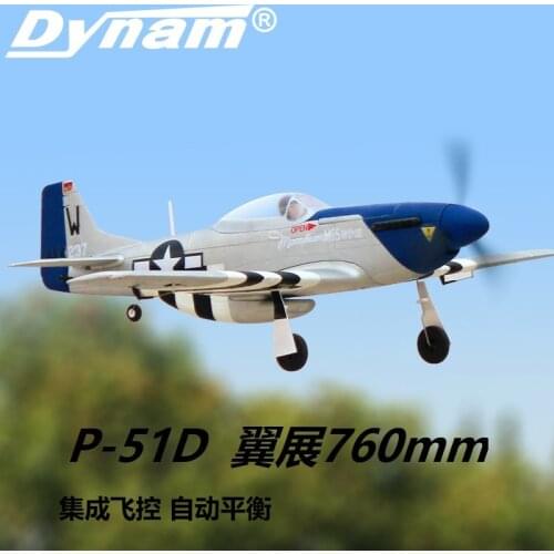 RC Plane Dynam Mini P-51 762mm Toy Warbird PNP 8964