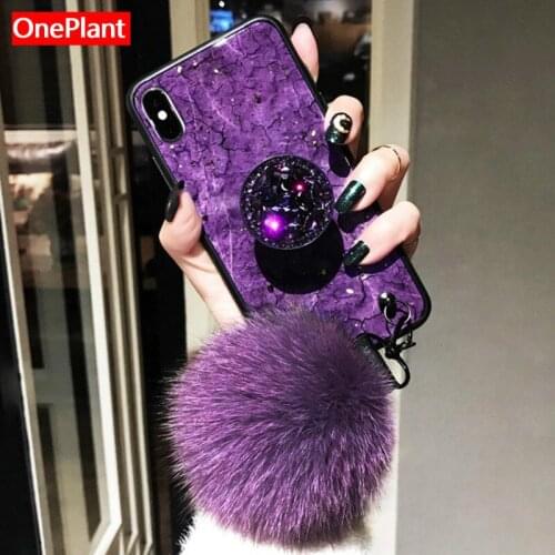 Luxury Glitter Phone Case For IPhone X XR Xs Max 6 S 7 8 Plus Hairball Furry For IPhone 11 12 Pro Max 12mini SE2 Silicone Cover