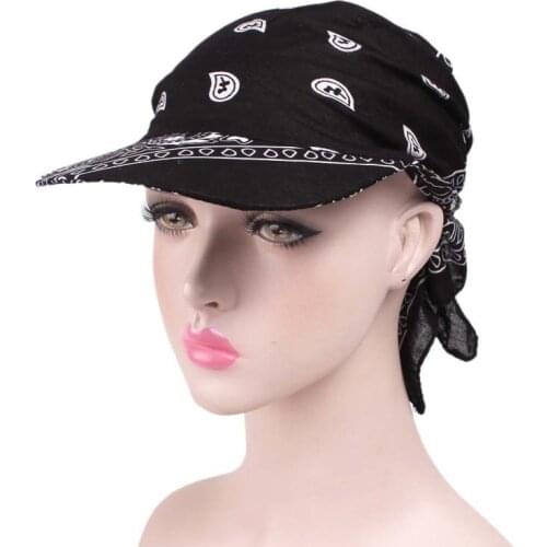 Women Men Unisex Cotton Hat Fashion Square Scarf Cap Soft Headscarf Baseball Cap Outdoor Brim Sunshade Hats Gift Hip Hop