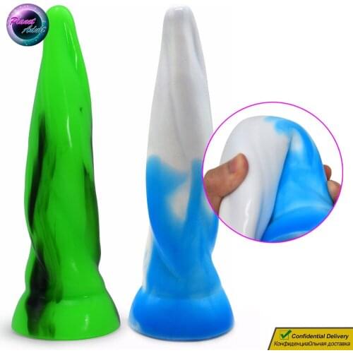 22 cm Silicone Anal Plug Flower Bud Dildo Women Masturbator Sex Toys for Vagina Pussy Gay Men Prostate Massage Anus Expansion