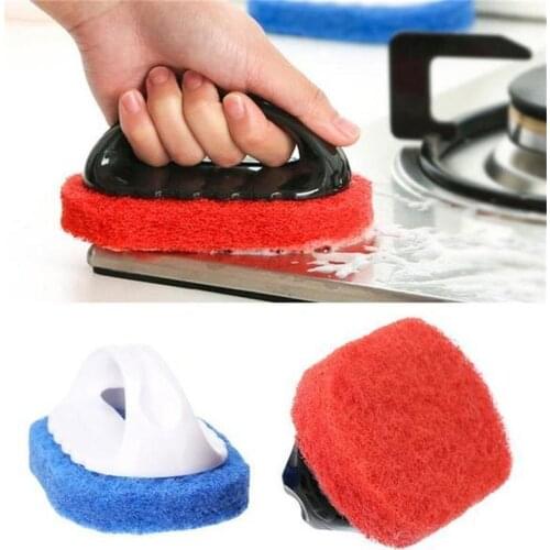 Strong Decontamination Kitchen Sponge Brush Sponge Brush Bottle Cup Glass Washing Cleaning Bath Brush Magic Brush Clean Tools